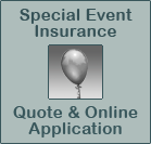 Special Events Insurance - Apply Online